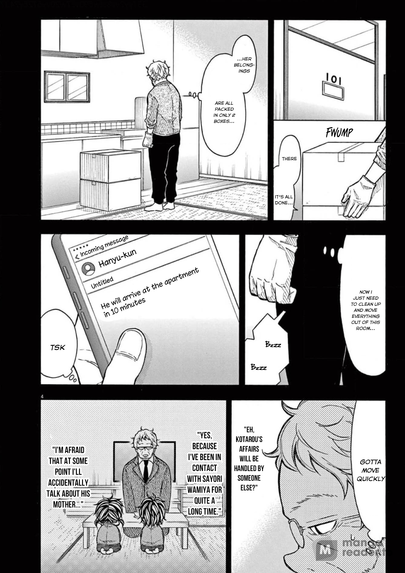 Kotaro Lives Alone, Chapter 154 image 014
